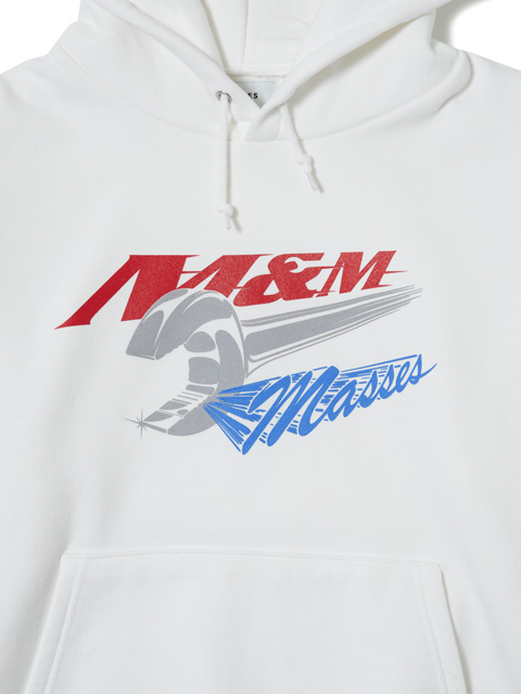 M&M CUSTOM PERFORMANCE × MASSES 「SWEAT HOODED WRENCH M」 プル
