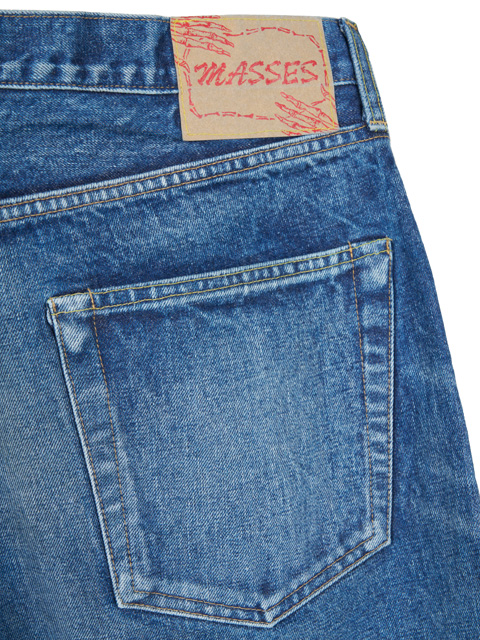 MASSES 「DENIM 5P PANTS H.WASH」 ヴィンテージ加工 ワイト