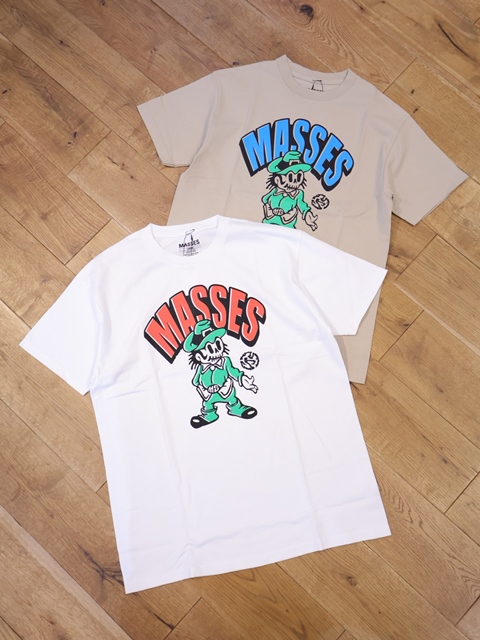 MASSES　　「T-SHIRT STEAL THE BALL」　　プリントティーシャツ