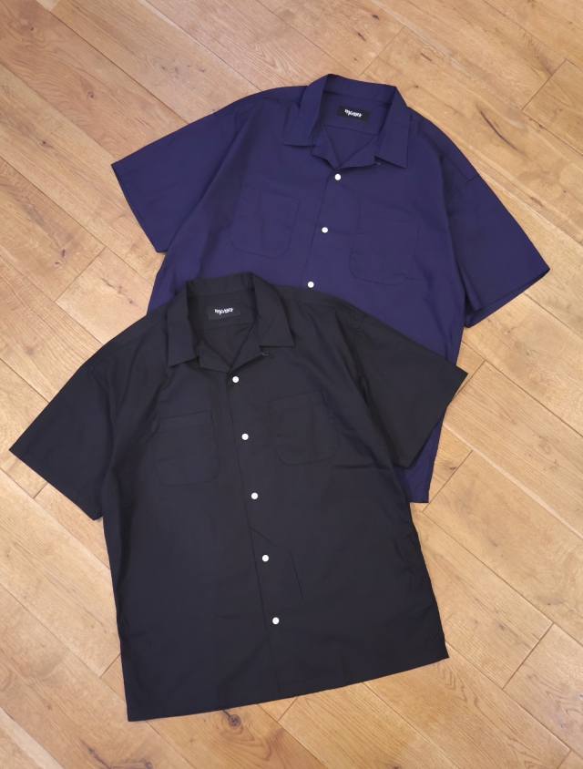 MASSES 「SHIRT S/S PLANE」 オープンカラーシャツ