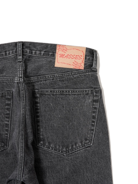 MASSES_DENIM_5P_PANTS_TL_S_WASH_BLACK