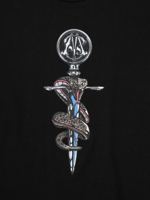 トップス MASSES T-SHIRT L/S CROSS SNAKE MASSES 「T-SHIRT L/S CROSS SNAKE」 プリントロングスリーブ