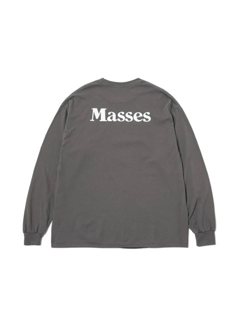 トップス MASSES T-SHIRT L/S CROSS SNAKE MASSES 「T-SHIRT L/S CROSS SNAKE」 プリントロングスリーブ