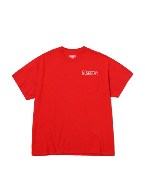 MASSES 「T-SHIRT SKULL HAT」 プリントポケットティーシャツ