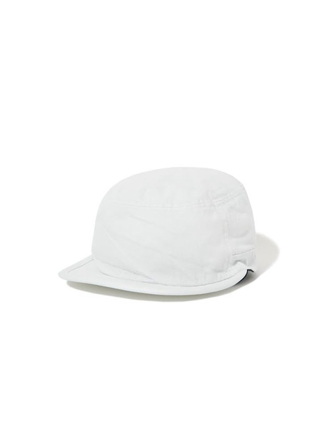 白 ワークキャップ テクスチャー生地 MASSES 「WHITE WORK CAP」 ウォッシュ加工 ワークキャップ