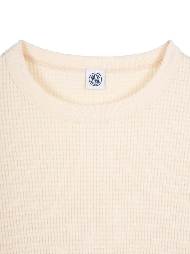 【新品タグ付】MASSES マシス サーマル カットソー ホワイト M 日本製 MASSES 「THERMAL SHIRT L/S」 サーマル ロングスリーブティーシャツ