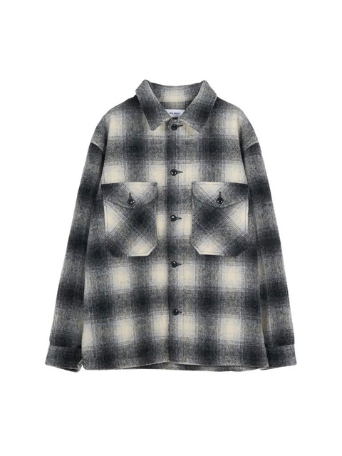 MASSES 「SHADOW CPO JKT」 オンブレーチェック CPOシャツジャケット
