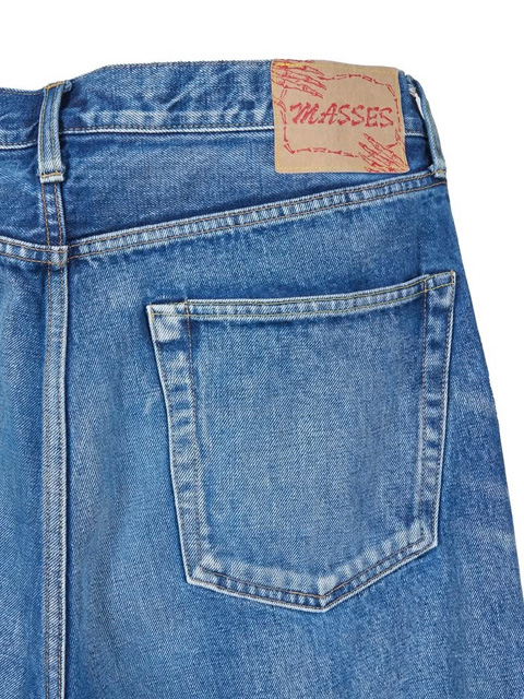 MASSES 「DENIM 5P PANTS H.WASH」 ヴィンテージ加工 ワイトストレート