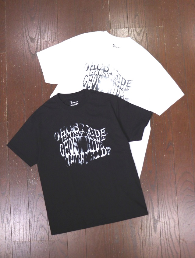 MASSES × Y's for men 「ROUND BODY SHORT SLV B / GHOST RIDE」 プリントティーシャツ