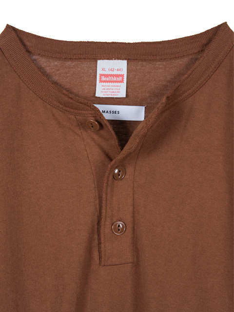 MASSES × HEALTH KNIT 「HEALTH KNIT HENRY SHORT」 2パック ヘンリー