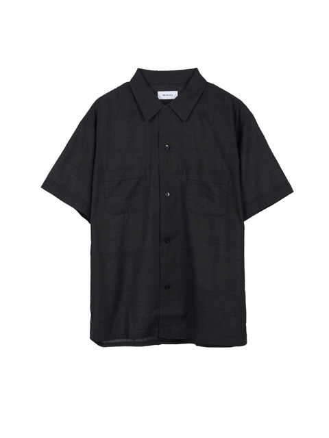 MASSES 「MADRAS DYED S/S SHIRT」 マドラスチェック オープンカラーシャツ