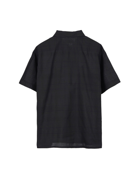 MASSES 「MADRAS DYED S/S SHIRT」 マドラスチェック オープンカラーシャツ