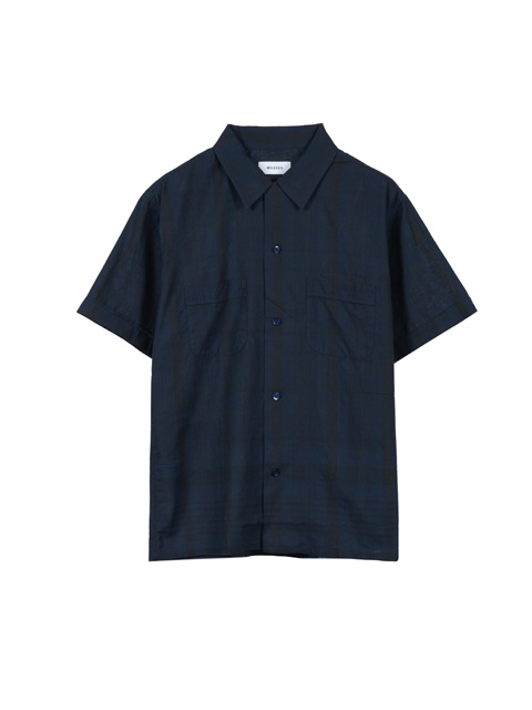 MASSES 「MADRAS DYED S/S SHIRT」 マドラスチェック オープンカラーシャツ