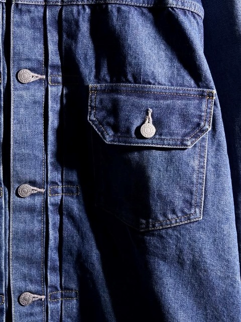MASSES 「DENIM JKT A H.WASH」 ヴィンテージ加工 1stタイプ デニム