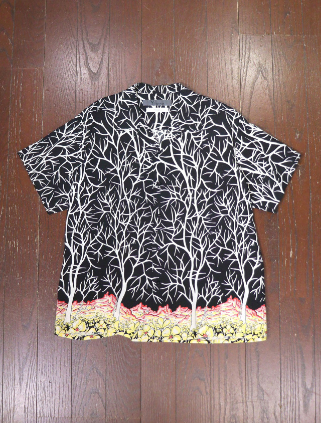 MASSES × Y's for men 「SHORT SLEEVE HAWAIIAN BLOUSE」 レーヨン ハワイアンシャツ