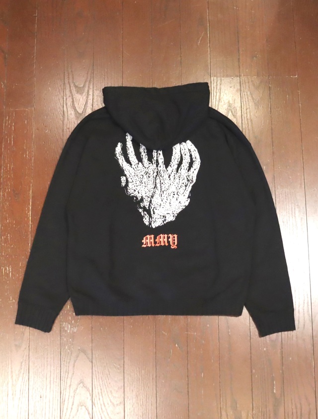MASSES × Maison MIHARA YASUHIRO　「HANDS PRINT HOODIE MMY」　プルオーバーフーディー