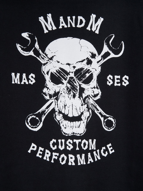アクセサリー M&M CUSTOM PERFORMANCE MASSES TYPE1 M M&M CUSTOM PERFORMANCE × MASSES 「M&M×MASSES HOODED SKULL