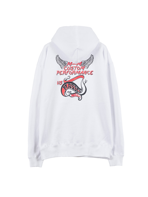 M&M CUSTOM PERFORMANCE × MASSES 「M&M×MASSES HOODED HELL」 プル
