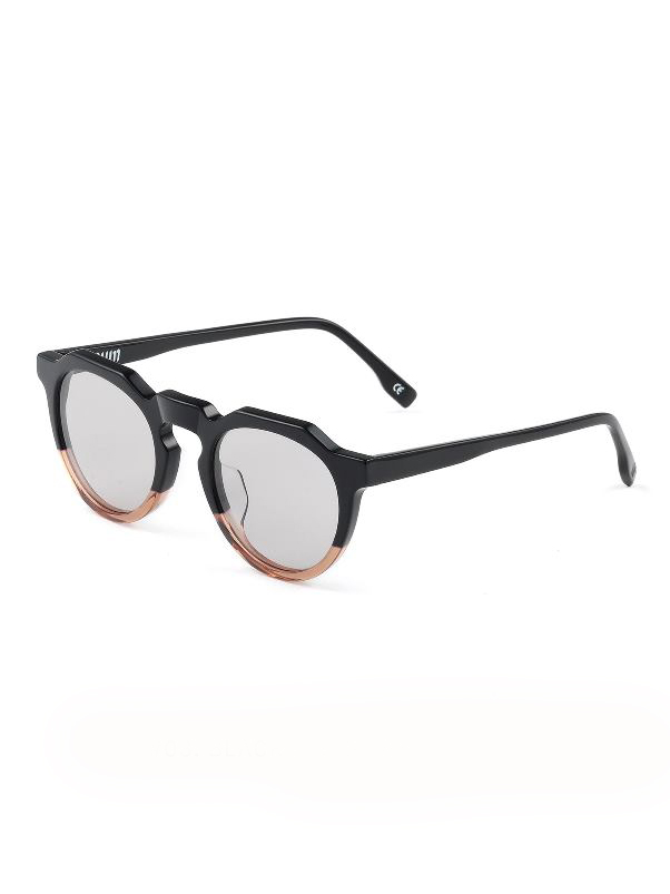 OWN　　「#03　BLACK × OLD ROSE/LIGHT GREY(70)」　　ボストンタイプグラッシーズ