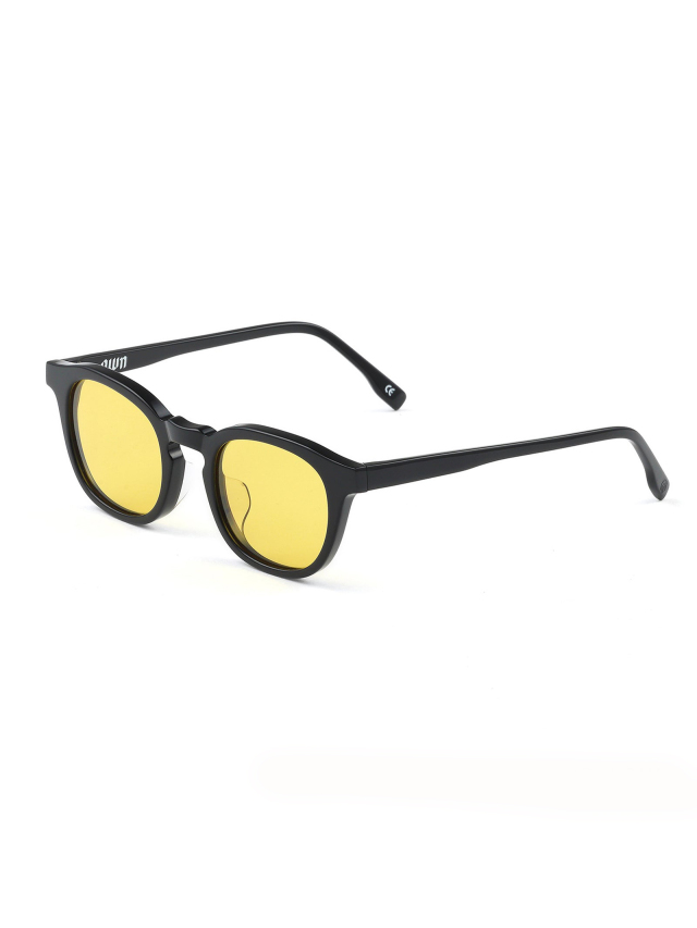 OWN　　「#06　BLACK/DARK YELLOW」　　ヴィンテージボストンタイプグラッシーズ