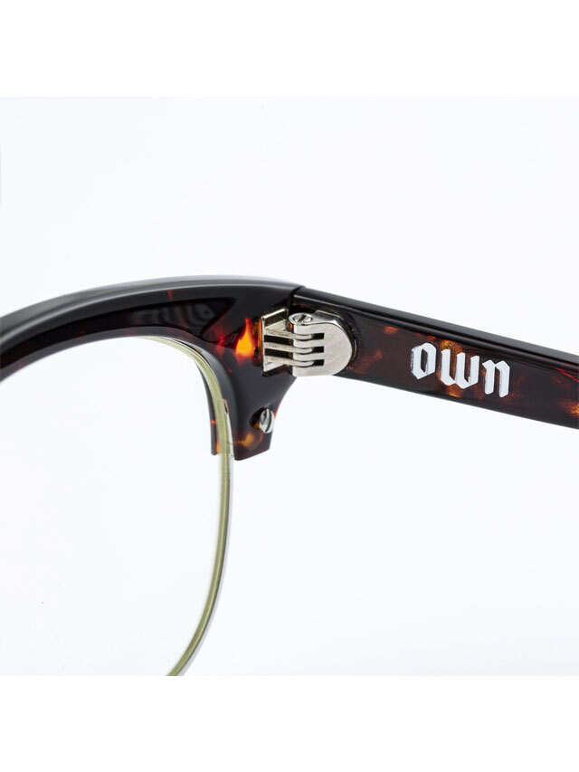 OWN「#04DARK TORTOISE/CLEAR」ブロータイプグラッシーズ OWN 「#04 DARK TORTOISE/CLEAR」 ブロータイプグラッシーズ
