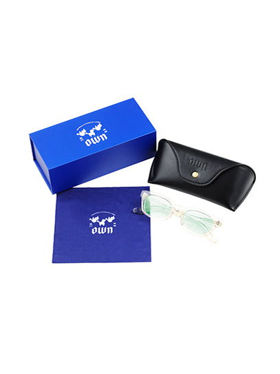 OWN 「#12 KIHAKU / SMOKEY GREEN」 ウェリントンタイプグラッシーズ