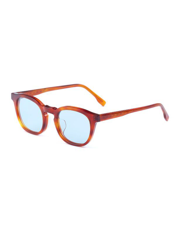 OWN　　「#06　AMBER/CYAN BLUE」　　ヴィンテージボストンタイプグラッシーズ