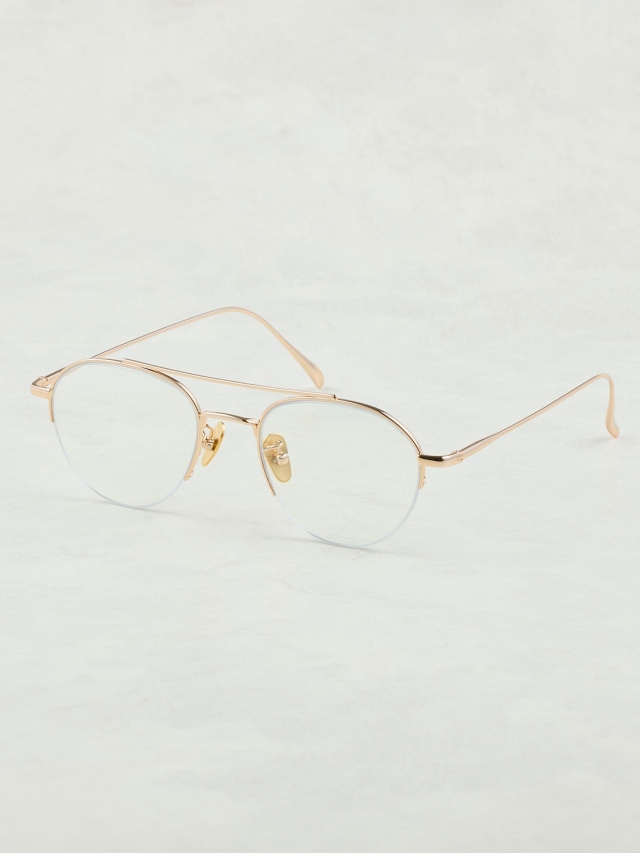 OWN サングラス ♯10 メタルグラッシーズ OWN 「#22 GOLD TITANIUM / CLEAR」 メタルグラッシーズ