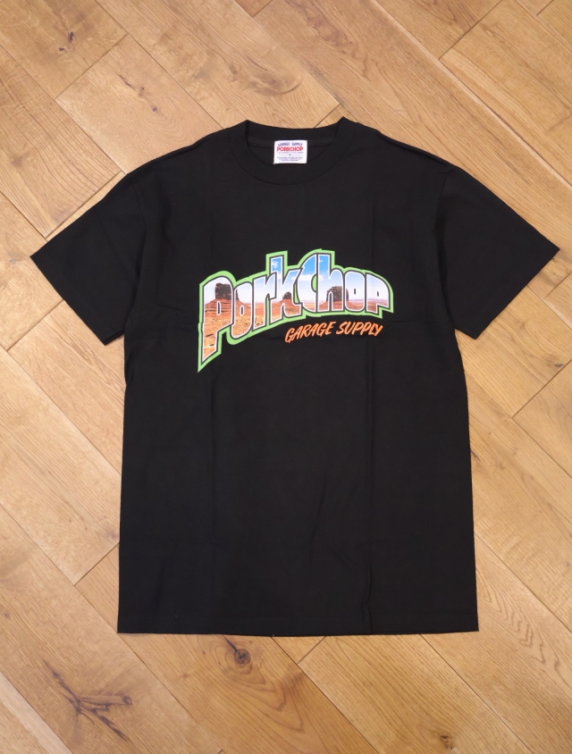 PORKCHOP GARAGE SUPPLY Tシャツ　Mサイズ PORKCHOP GARAGE SUPPLY 「24 BLOCK LOGO TEE」 プリントティー