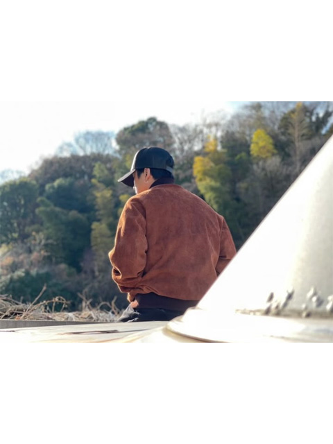 MASSES × PORKCHOP GARAGE SUPPLY 「HORSE SUEDE JACKET P