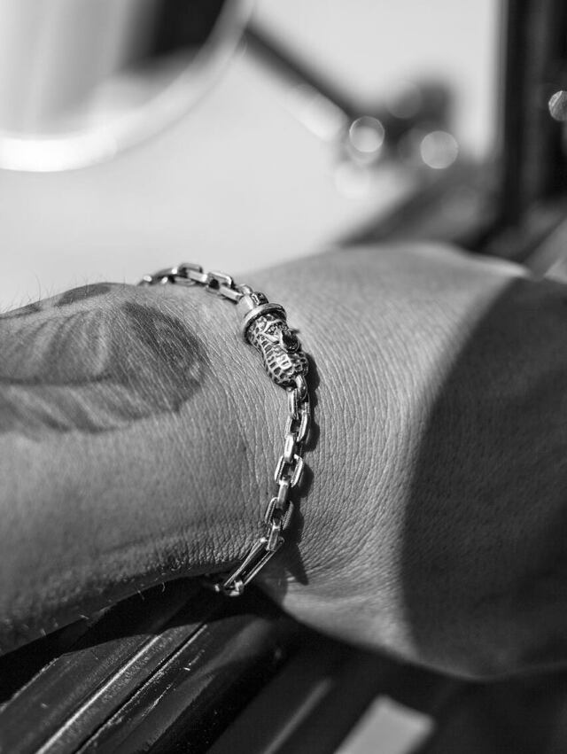 Peanuts & Co. チェーンブレスレット Peanuts&Co 「PEANUTS THIN BRACELET」 SILVER925製 チェーンブレスレット