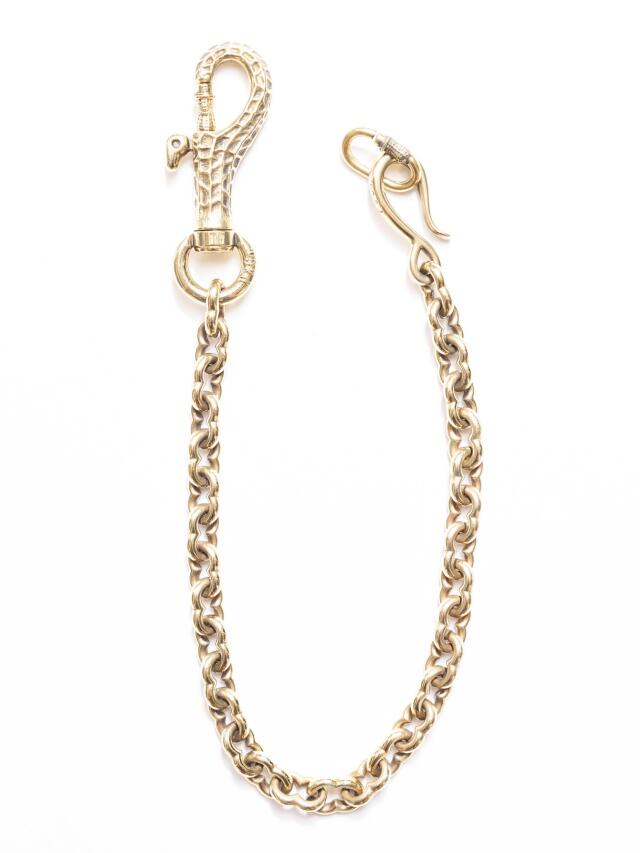 Peanuts&Co　「PEANUTS WALLET CHAIN PLANE BRASS」　BRASS製ウォレットチェーン