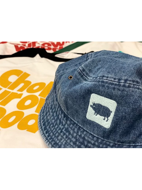 完売品　PORKCHOP デニム バケット ハット PORKCHOP GARAGE SUPPLY ポークチョップ ガレージサプライ CYOW
