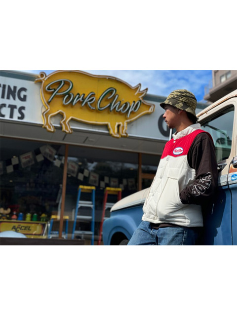 PORKCHOP GARAGE SUPPLY 「RACING VEST」 パデッドベスト