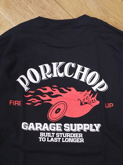 トップス PORKCHOP GARAGE SUPPLY FIRE UP L/S TEE PORKCHOP GARAGE SUPPLY 「FIRE UP L/S TEE」 ロングスリーブ