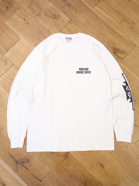 PORKCHOP GARAGE SUPPLY 「BAR&SHIELD L/S TEE」 ロングスリーブ
