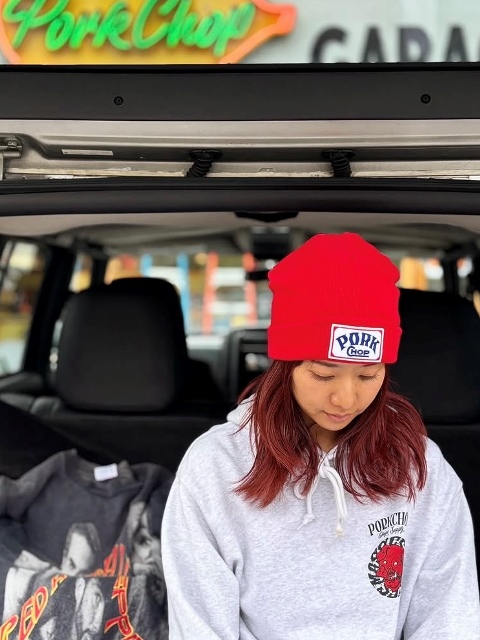 PORKCHOP GARAGE SUPPLY 「SQUARE WAPPEN BEANIE CAP」 ビーニー