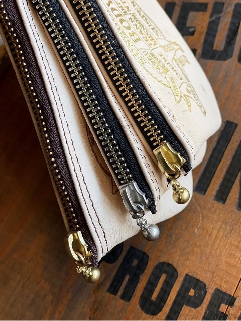 PORKCHOP GARAGE SUPPLY × 福祿壽 「NEW BIKER WALLET」 ピッグスキン