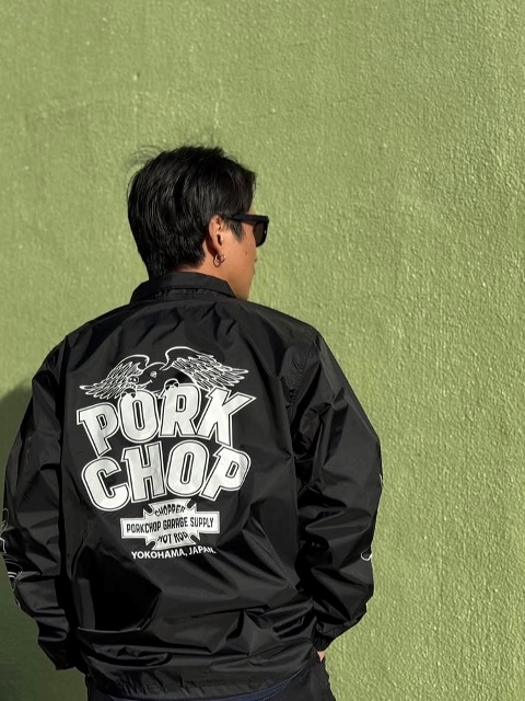 PORKCHOP GARAGE SUPPLY 「WP BIG LOGO COACH JKT」 ナイロンコーチ
