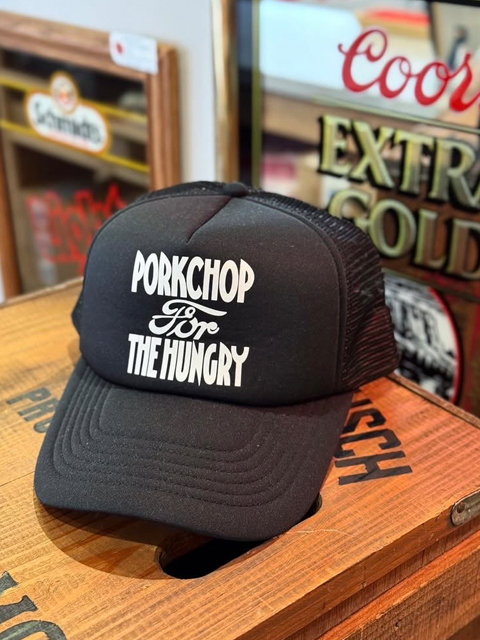 PORKCHOP GARAGE SUPPLY 「HUNGRY MESH CAP」 5パネル メッシュキャップ
