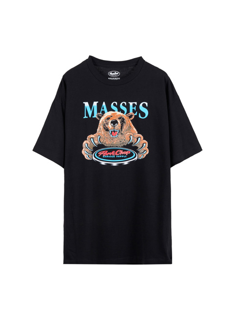 PORKCHOP GARAGE SUPPLY × MASSES 「T-SHIRT BEAR 」 プリント