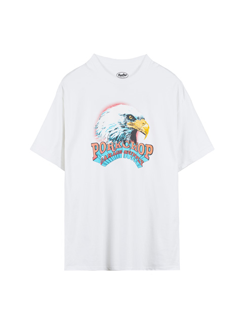 PORKCHOP GARAGE SUPPLY × MASSES 「T-SHIRT EAGLE 」 プリントティー
