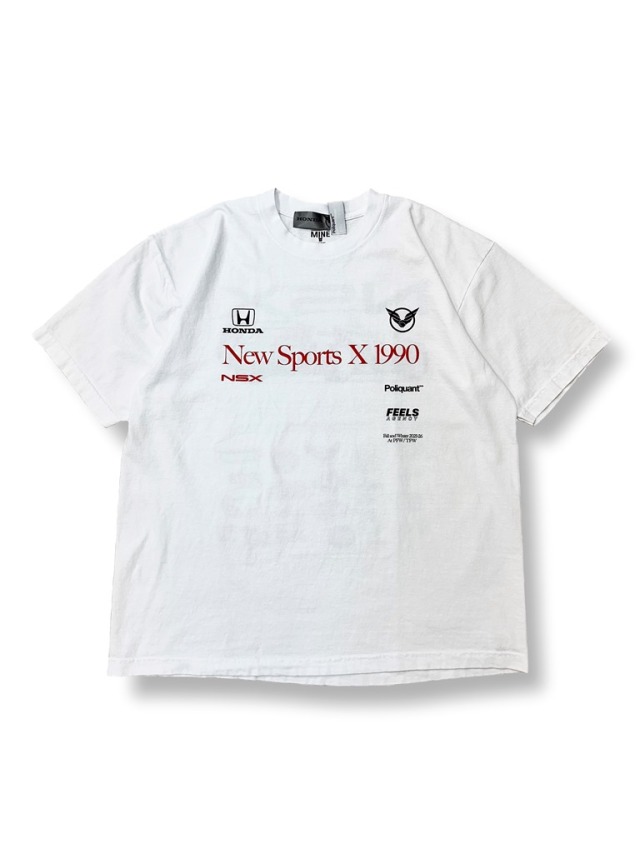 POLIQUANT 「THE NEW SPORTS X 1990 S/S TEE」 プリントティーシャツ