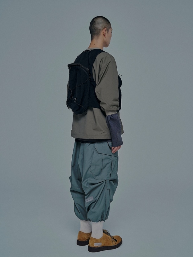 POLIQUANT 「THE CHANGING LENGTH/HEM CROPPED CARGO PANTS」 ワイド