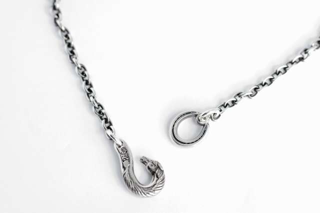 Peanuts&Co 「HORSE HOOK CHAIN ALL SILVER 50cm」 SILVER925製