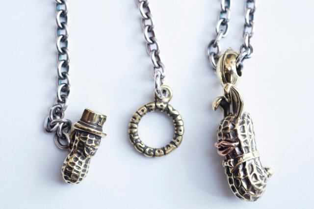 Peanuts&Co 「L BUNNY PEANUTS BRASS × COPPER + CHAIN 50cm