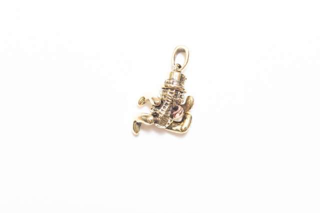 Peanuts&Co　「TEDDY BERO PEANUTS BRASS」　BRASS製 ペンダントトップ