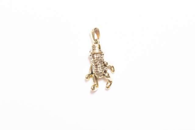 Peanuts&Co　「TEDDY PEANUTS BRASS」　BRASS製 ペンダントトップ