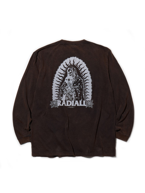 RADIALL 「GUIDANCE - CREW NECK T-SHIRT L/S」 ミストブリーチ加工