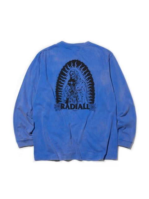 RADIALL 「GUIDANCE - CREW NECK T-SHIRT L/S」 ミストブリーチ加工
